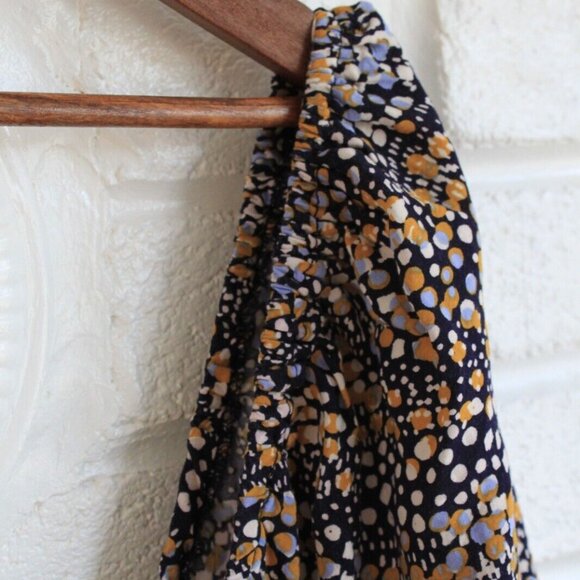 ELOQUII Elements Plus Size Mixed Dot Print Midi Dress with Smocked Bodice 22/24 - Picture 8 of 9